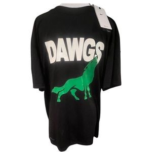 NWT Nike Men’s Black Dawg DRI-FIT T-Shirt Pull Over Working Out Gift.